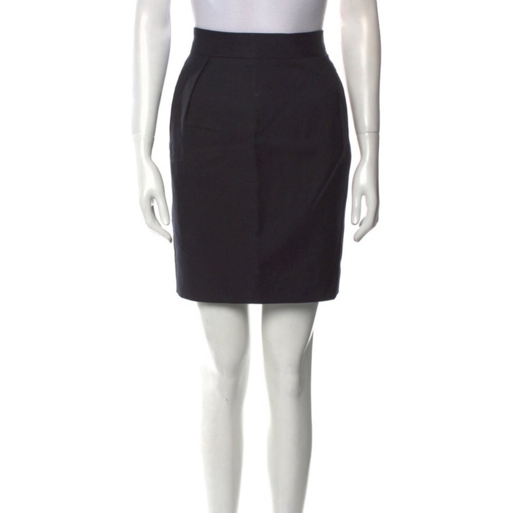 Baum Und Pferdgarten Wool Mini Skirt w/ Cobalt Side Panels (US 4)
